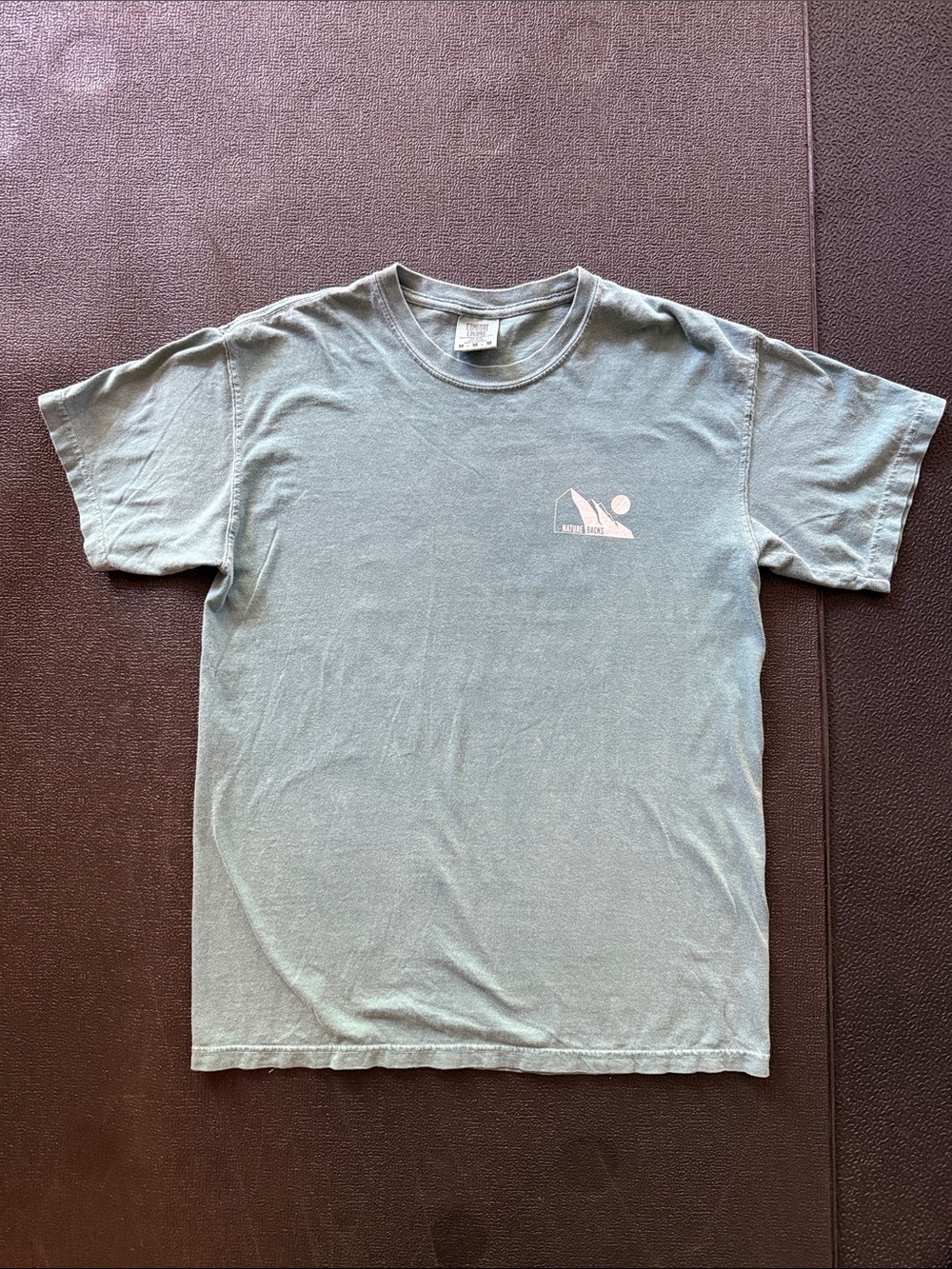 Nature Backs Comfort Colors Pale Blue Short Sleeve Tee